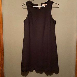 Black Scalopped dress